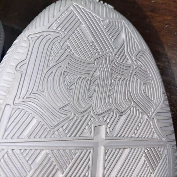 Kansas Jayhawks Team Issued Blue White Damian Lillard 2 Shoes Athletics Program - Picture 11 of 13